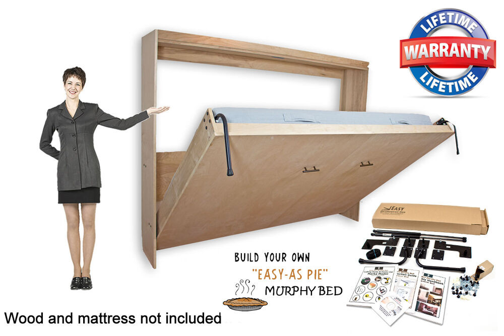 DIY Wall Bed Kit
 Murphy Wall Bed Hardware DIY Kit Horizontal Wall Mount 3