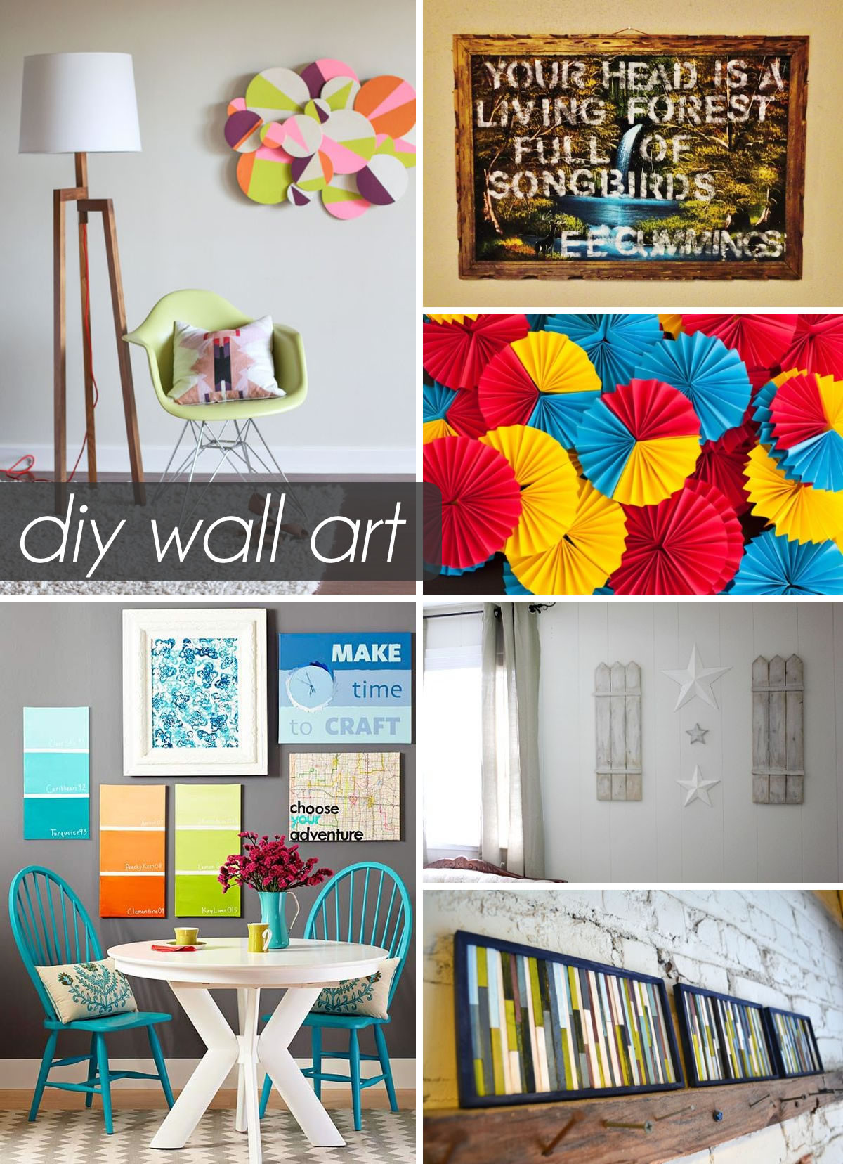DIY Wall Decor Ideas
 50 Beautiful DIY Wall Art Ideas For Your Home