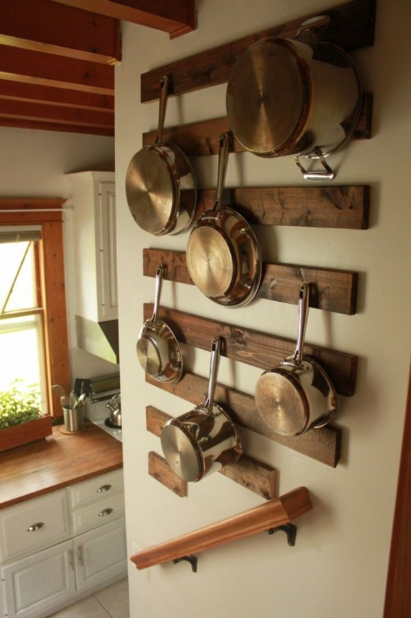 DIY Wall Mounted Pot Rack
 7 DIY Pot Racks from Recycled Items – Recycled Crafts