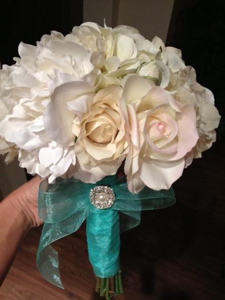 DIY Wedding Bouquet
 DIY silk flower bouquet what do you la s think