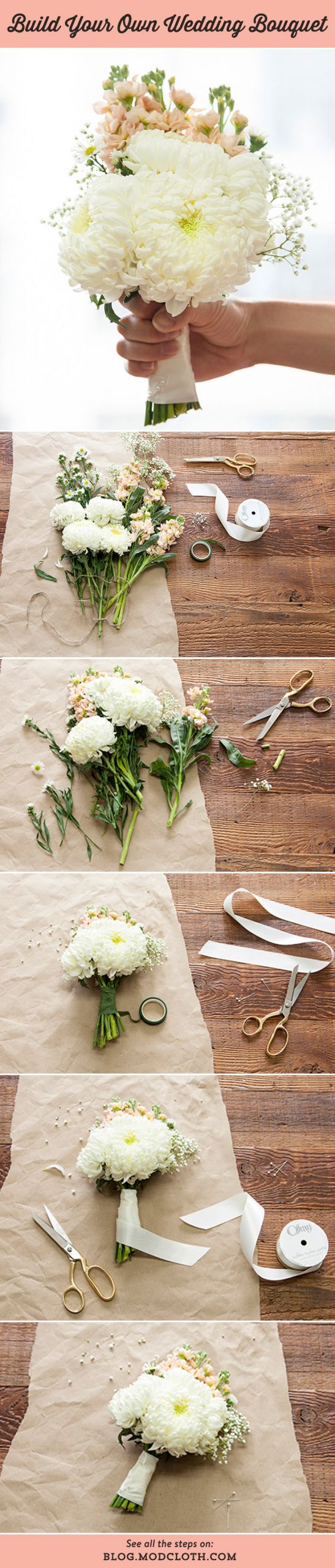 DIY Wedding Bouquet
 Build Your Own Wedding Bouquet With This Easy DIY