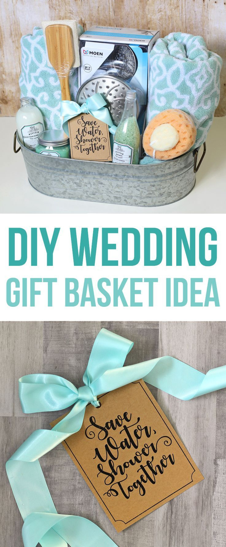 Diy Wedding Gift
 DIY wedding t basket with printable tag Amazing Diy