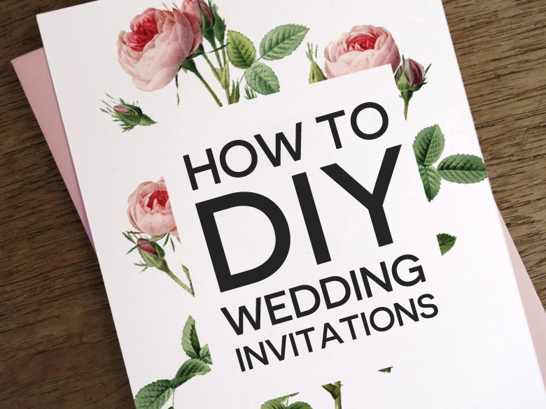 DIY Wedding Invitation
 How To DIY Wedding Invitations