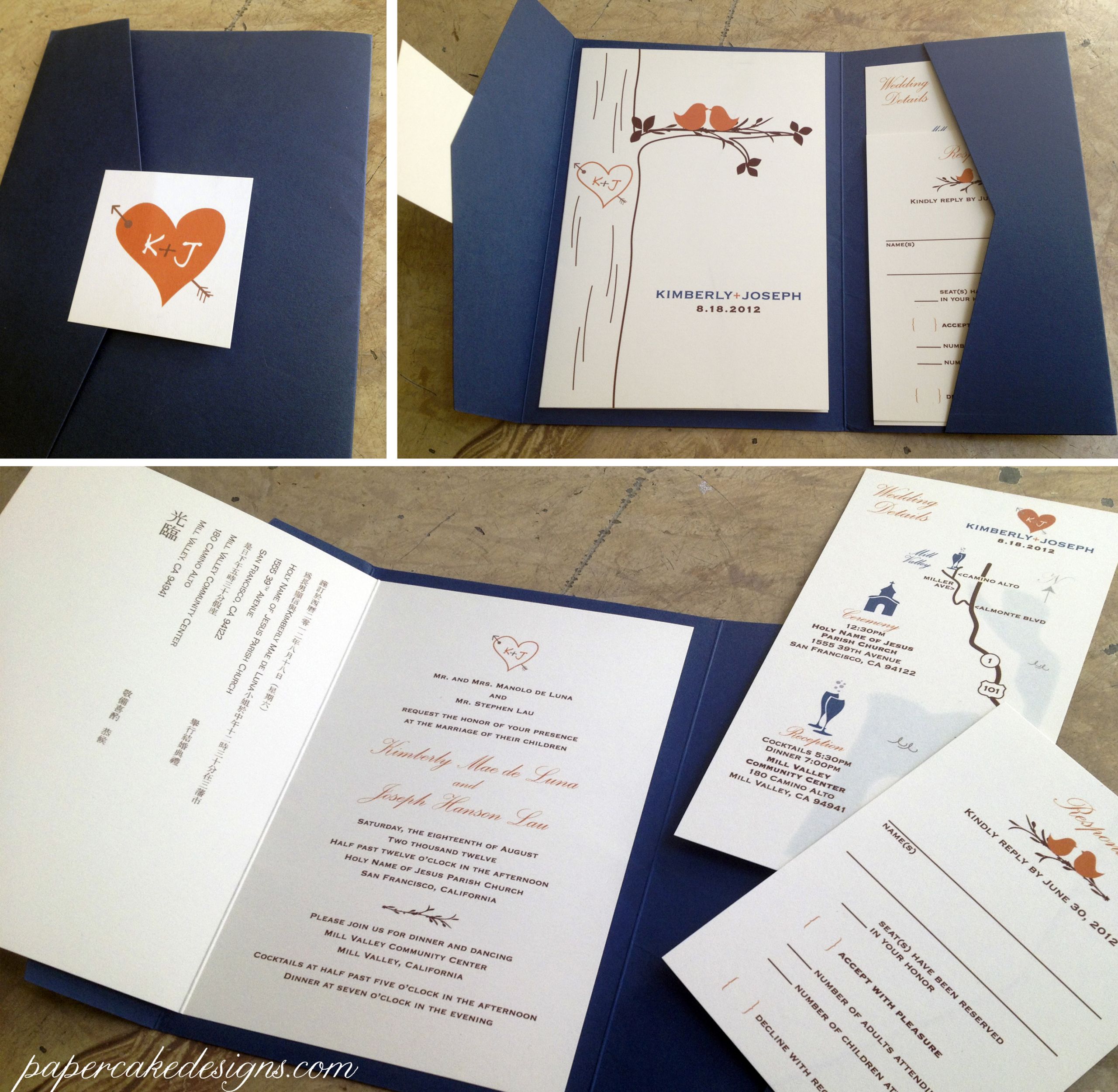 DIY Wedding Invitation
 [DIY print & assemble] wedding invitations – papercake