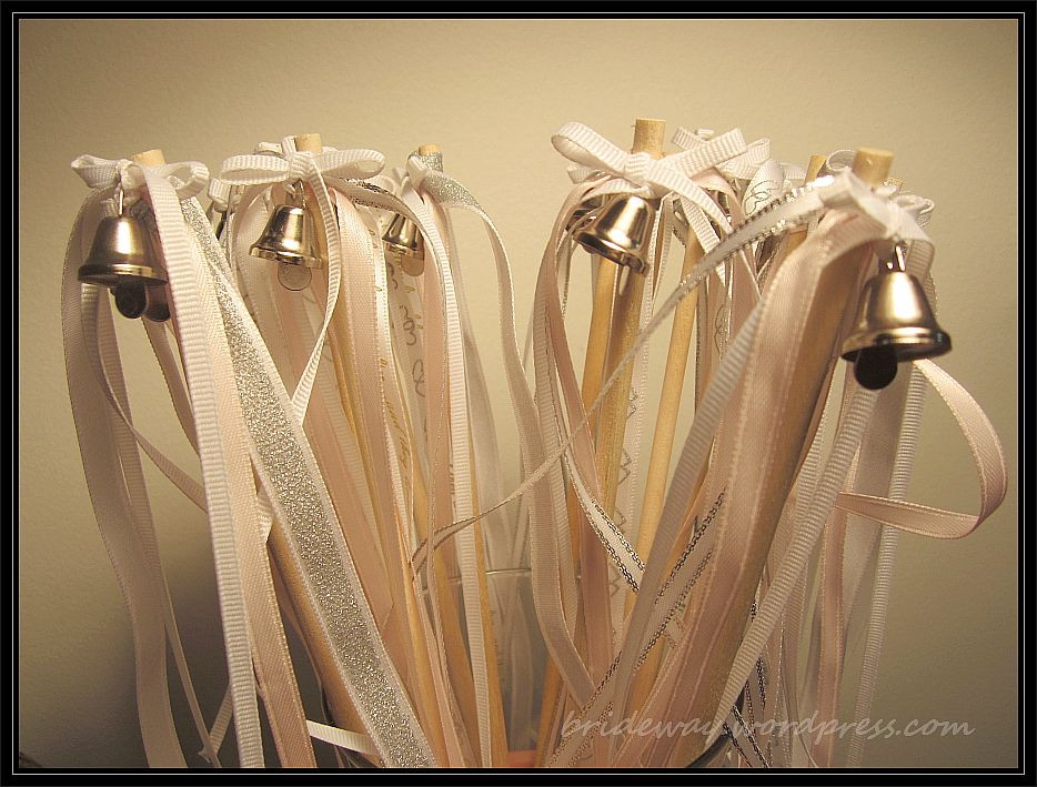 DIY Wedding Ribbon Wands
 Wedding DIY Create Your Own Ribbon Wands crazyforus