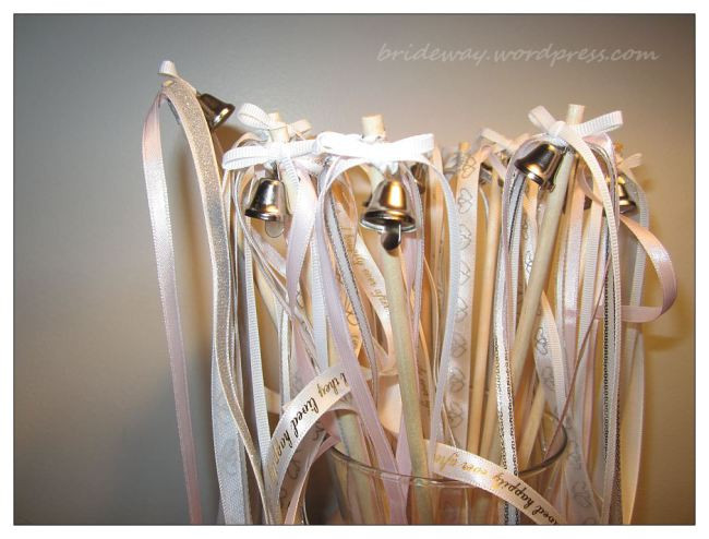 DIY Wedding Ribbon Wands
 Wedding DIY Create Your Own Ribbon Wands crazyforus
