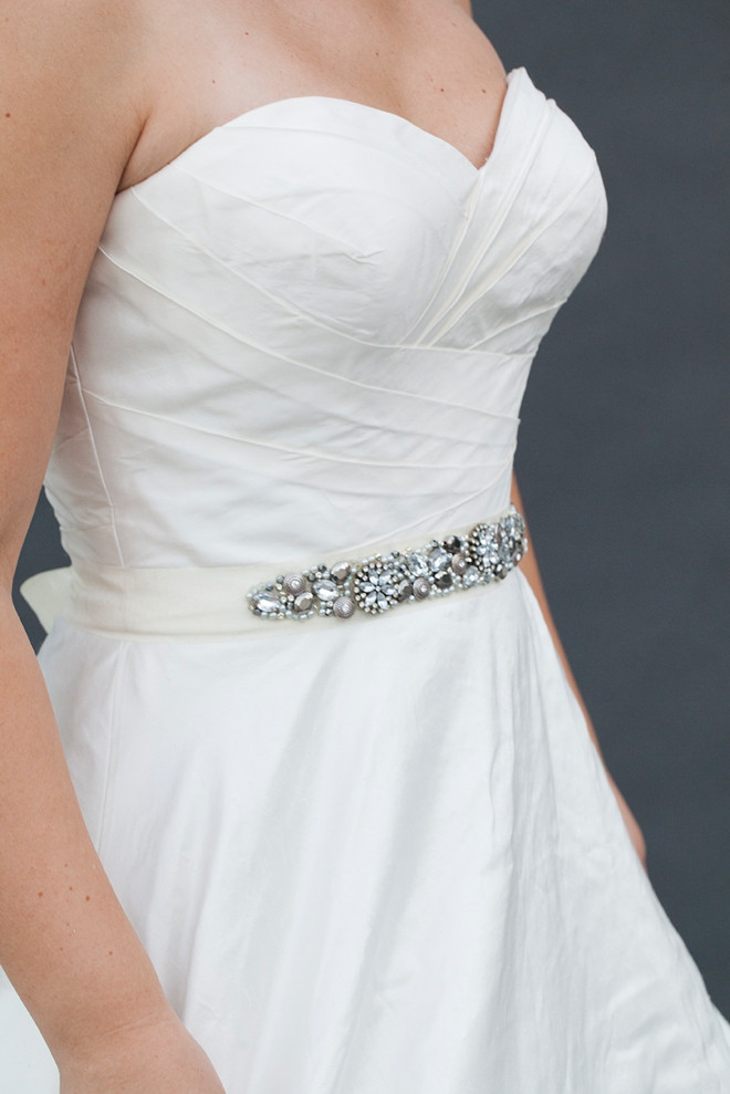 DIY Wedding Sash
 Learn how to make this chic DIY rhinestone bridal sash