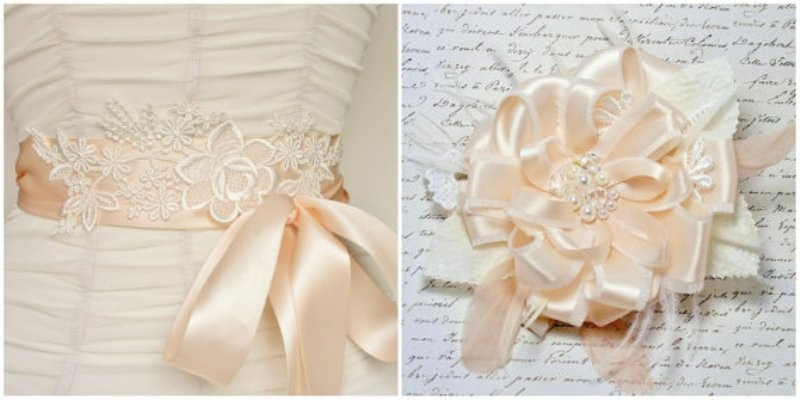 DIY Wedding Sash
 Picture Diy Beautiful Lace Bridal Sash