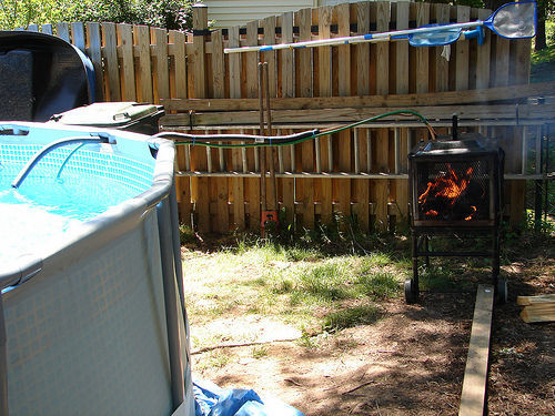 DIY Wood Burning Pool Heater
 Wood Burning Pool Heater