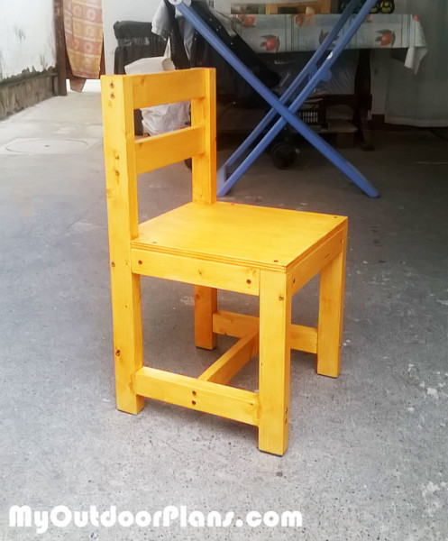 DIY Wood Chair Plans
 DIY Wood Kids Chair MyOutdoorPlans