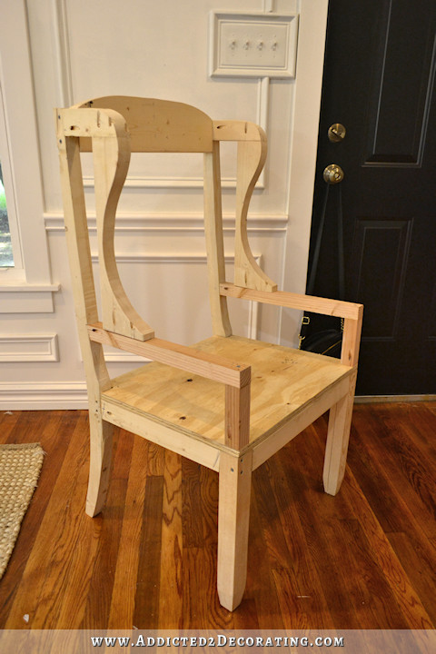DIY Wood Chair Plans
 How To Build A DIY Chair Frame Addicted 2 Decorating