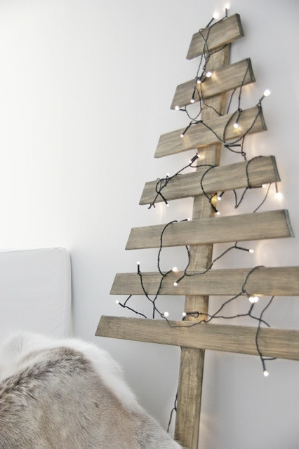 DIY Wood Christmas Trees
 my scandinavian home Guest post DIY Christmas Tree