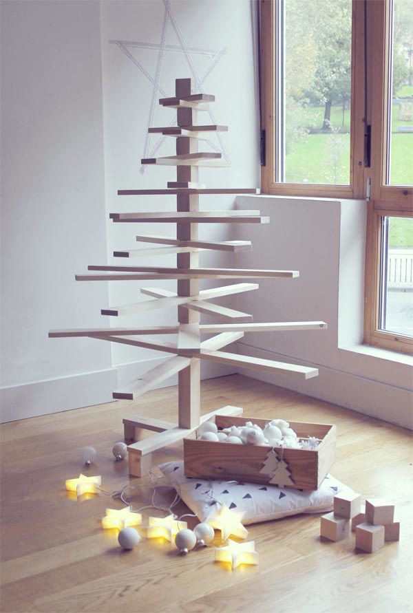 DIY Wood Christmas Trees
 130 Unique DIY Christmas Tree Project Ideas that Anyone