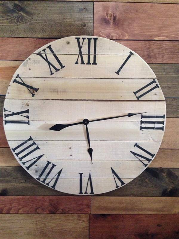 DIY Wood Clocks
 DIY Rustic Pallet Wall Clock