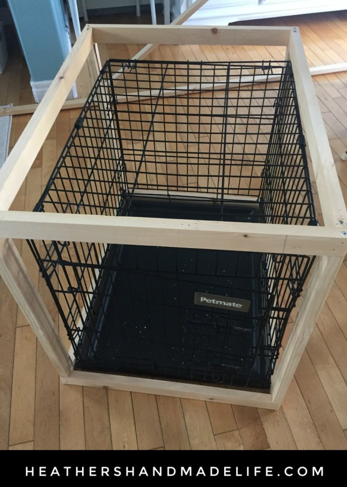 DIY Wood Dog Crate
 DIY dog crate cover