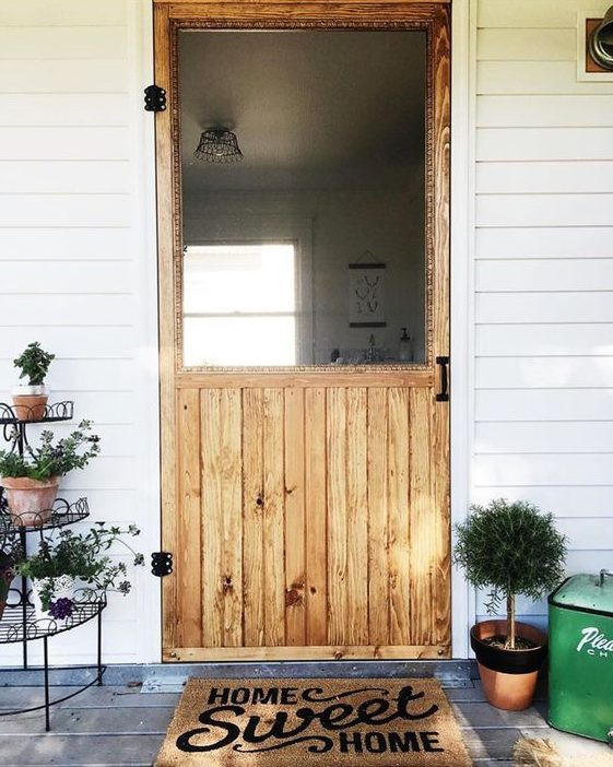 DIY Wood Doors
 24 Awesome DIY Screen Door Ideas to Build New or Upcycle