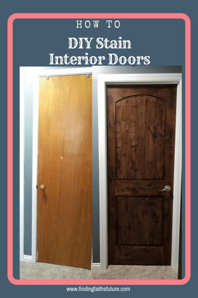 DIY Wood Doors
 DIY Staining Interior Wood Doors