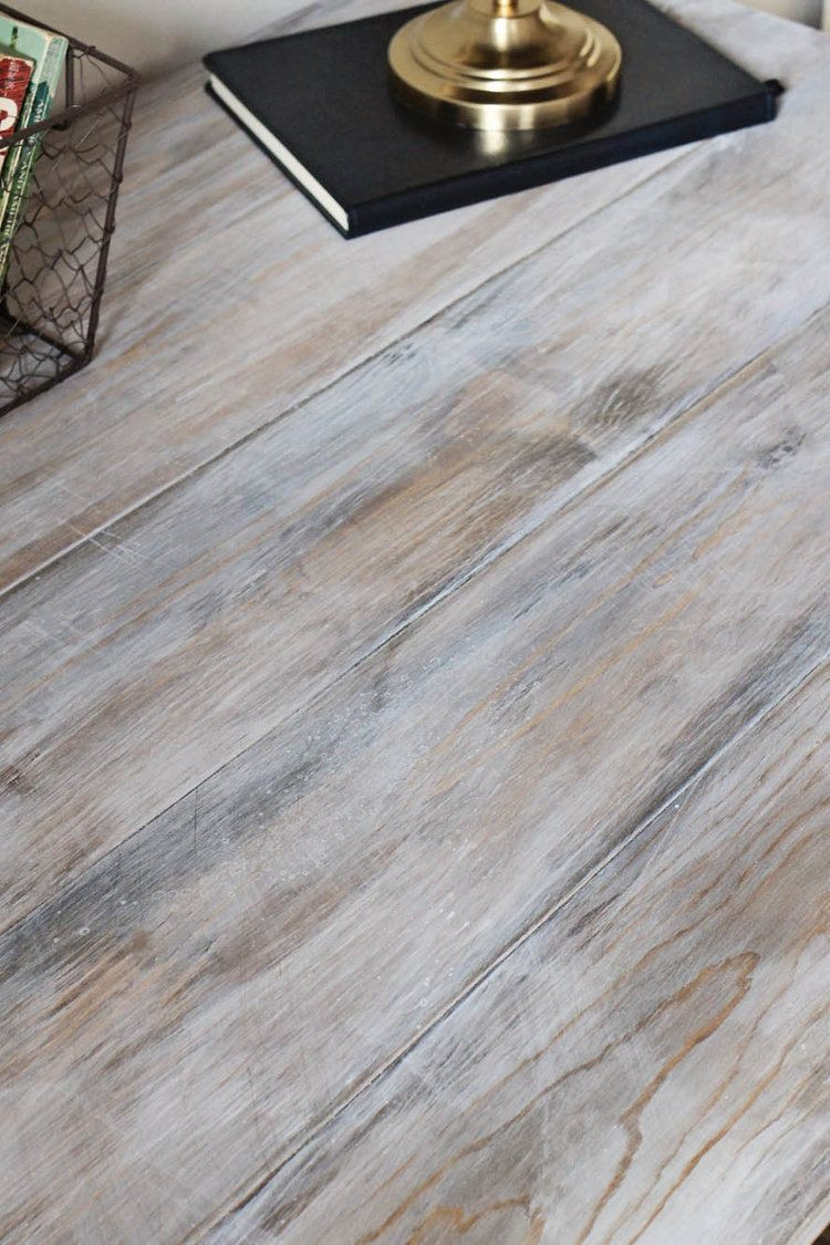 DIY Wood Finish
 How to Create a Weathered Wood Gray Finish