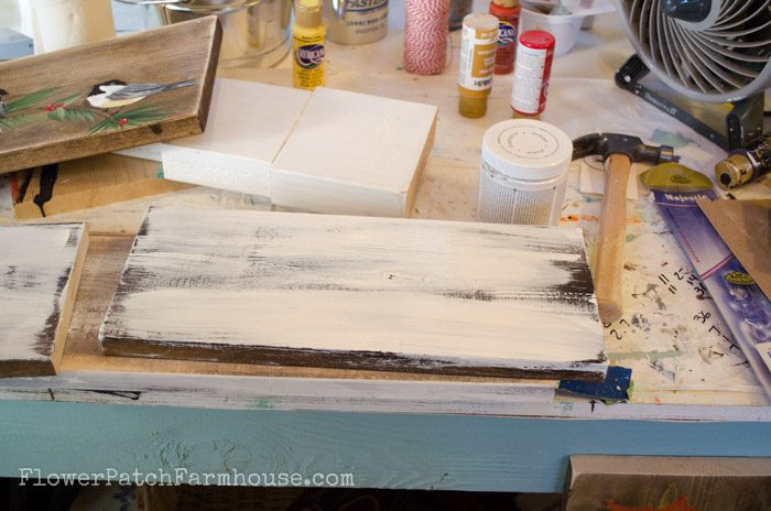 DIY Wood Finish
 How to a Rustic Finish on New Wood in 4 steps Flower