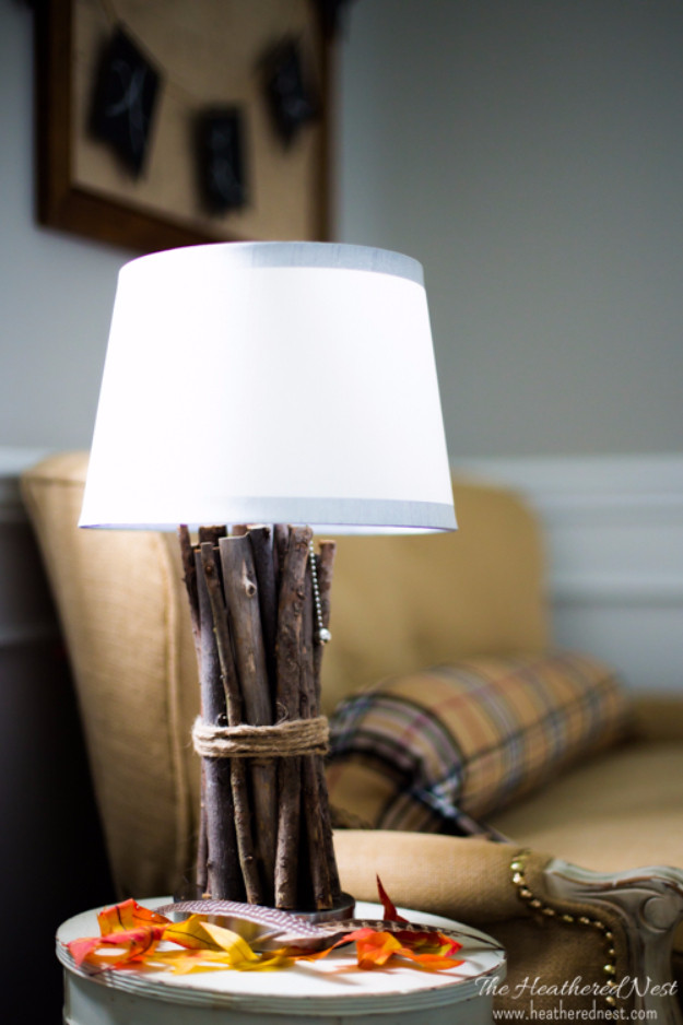DIY Wood Lamps
 DIY Room Decor Ideas for Boys 41 Cheap Boy Bedroom Decor