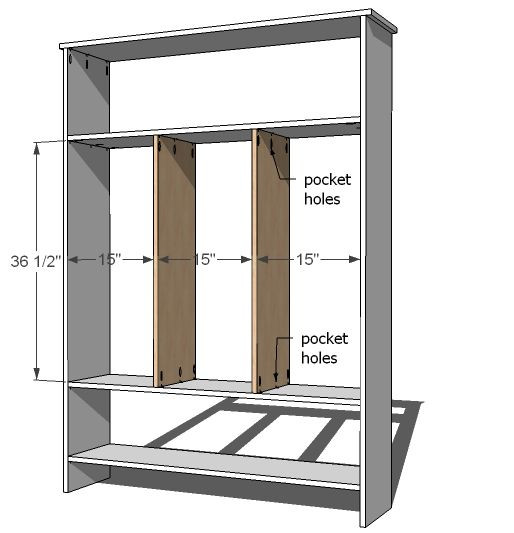DIY Wood Locker Plans
 Locker Bookshelf Full Size
