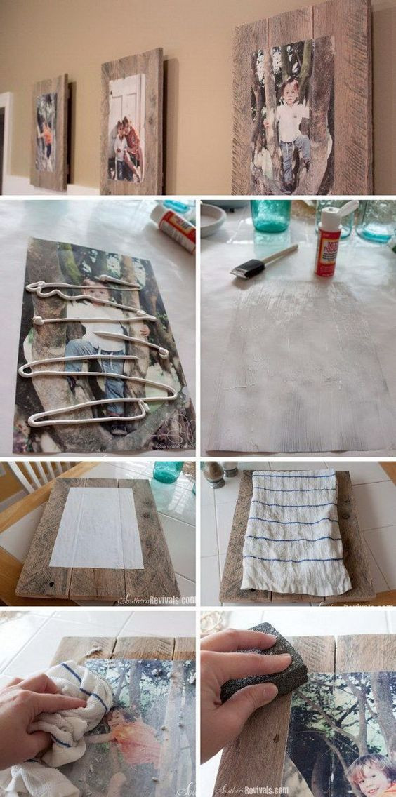 DIY Wood Picture
 40 DIY Ideas & Tutorials for Transfer Projects