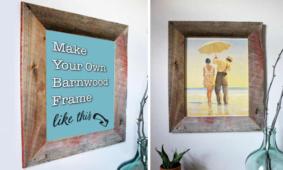 DIY Wood Picture
 DIY Barn Wood Picture Frame Pretty Handy Girl