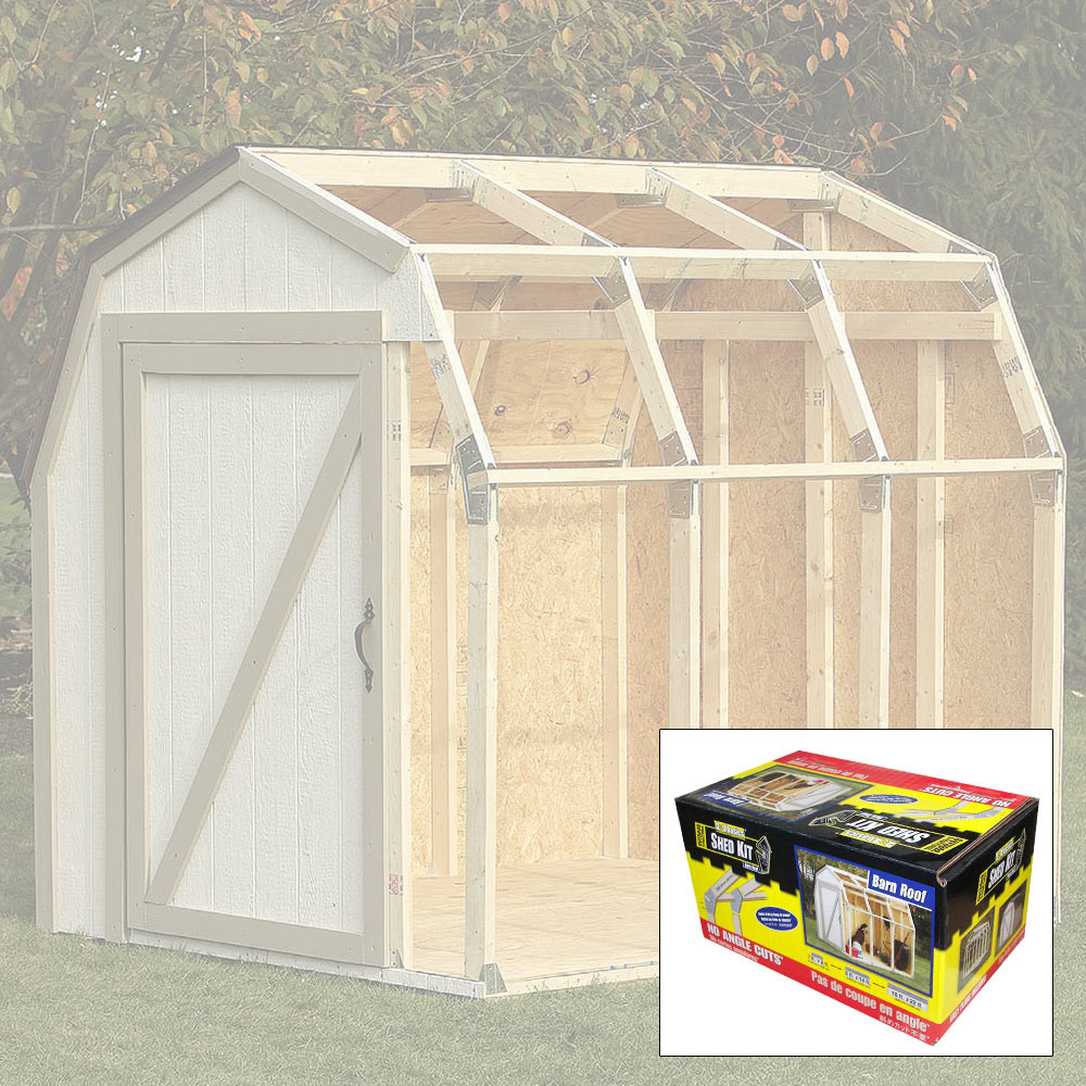 DIY Wood Shed Kit
 2x4 Basics DIY Shed Kit Barn Roof Style