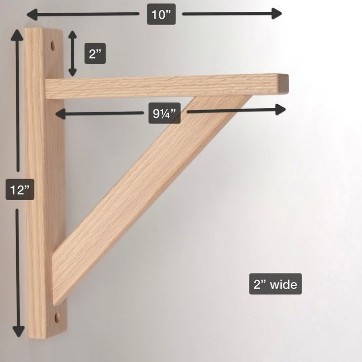 DIY Wood Shelf Bracket
 25 Best Ideas About Decorative Shelf Brackets
