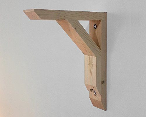 DIY Wood Shelf Bracket
 Pin by Patricia Malek on Floating Shelves in 2019