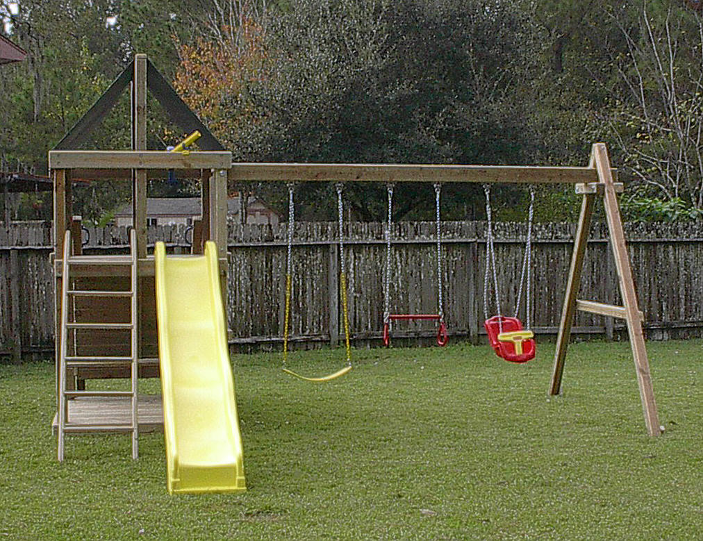 DIY Wood Swing Set Plans
 Do It Yourself Wooden Swing Set Plans