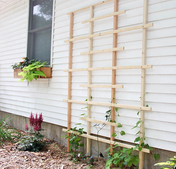 DIY Wood Trellis
 20 Awesome DIY Garden Trellis Projects Hative