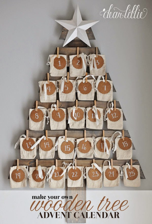 DIY Wooden Advent Calendar
 The Ultimate List 31 DIY Christmas Ideas