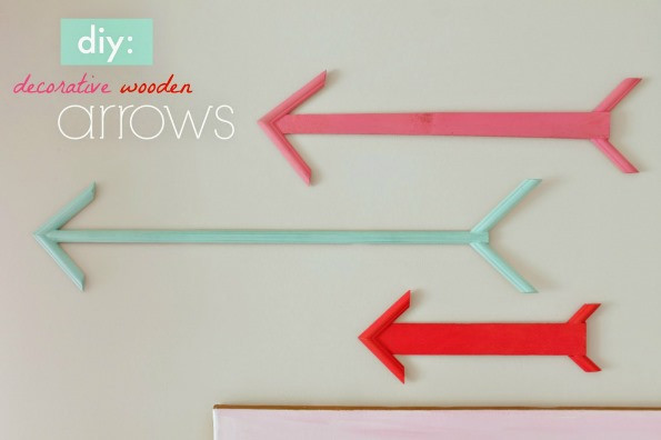 DIY Wooden Arrows
 DIY Decorative Wooden Arrows from Scrap Wood Infarrantly