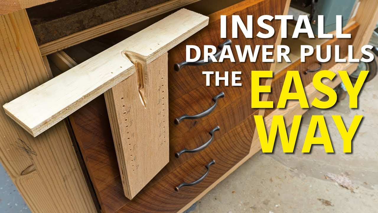 DIY Wooden Drawer Pulls
 DIY Drawer Pull Jig