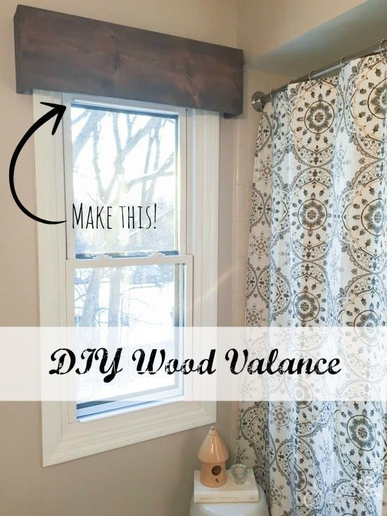 DIY Wooden Valance
 Wood Valance Sypsie Designs