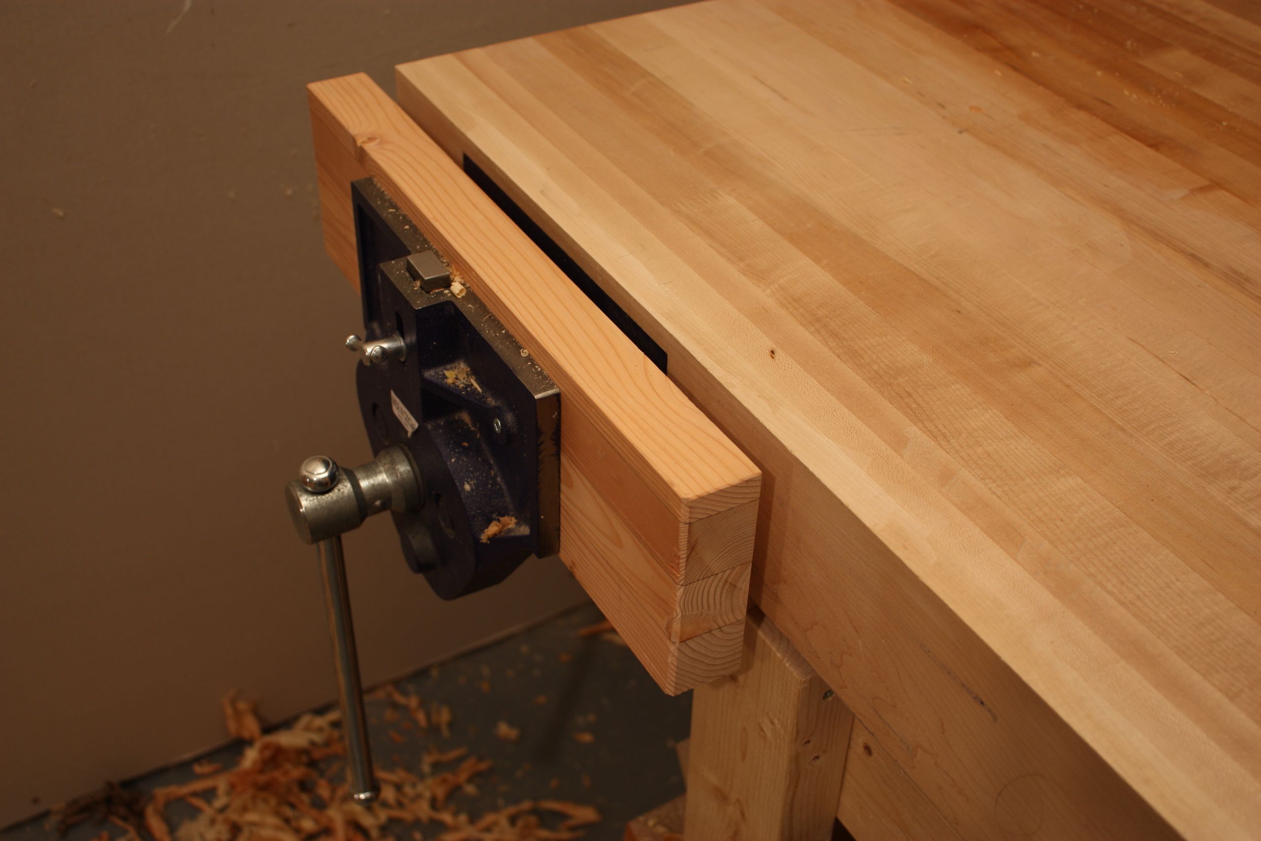 DIY Woodworking Vice
 woodworking vice installation