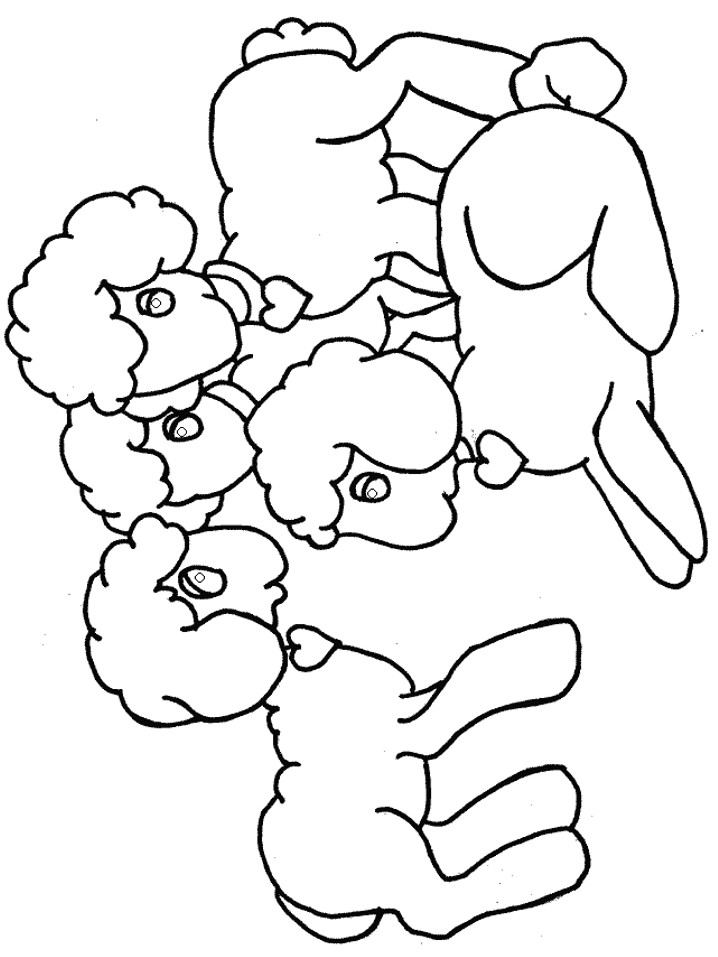 Dltk Kids Coloring Pages
 DLTK lamb coloring page