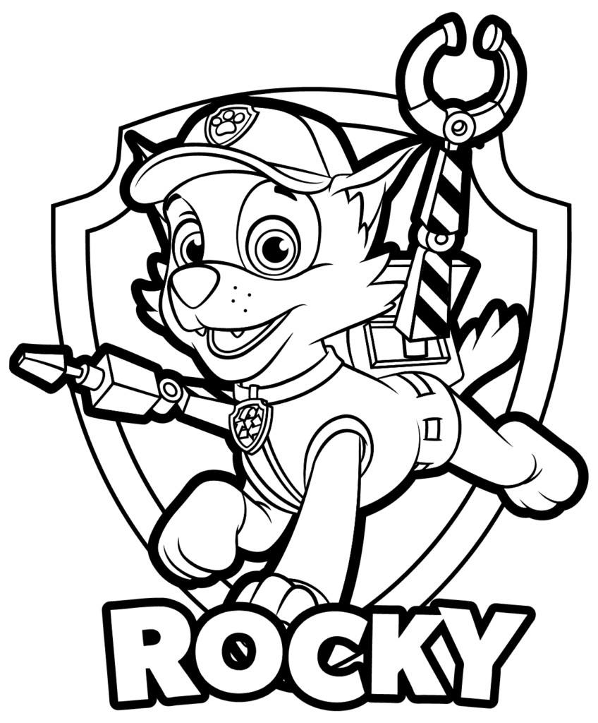 Dog Coloring Pages For Boys
 Paw Patrol Coloring Pages