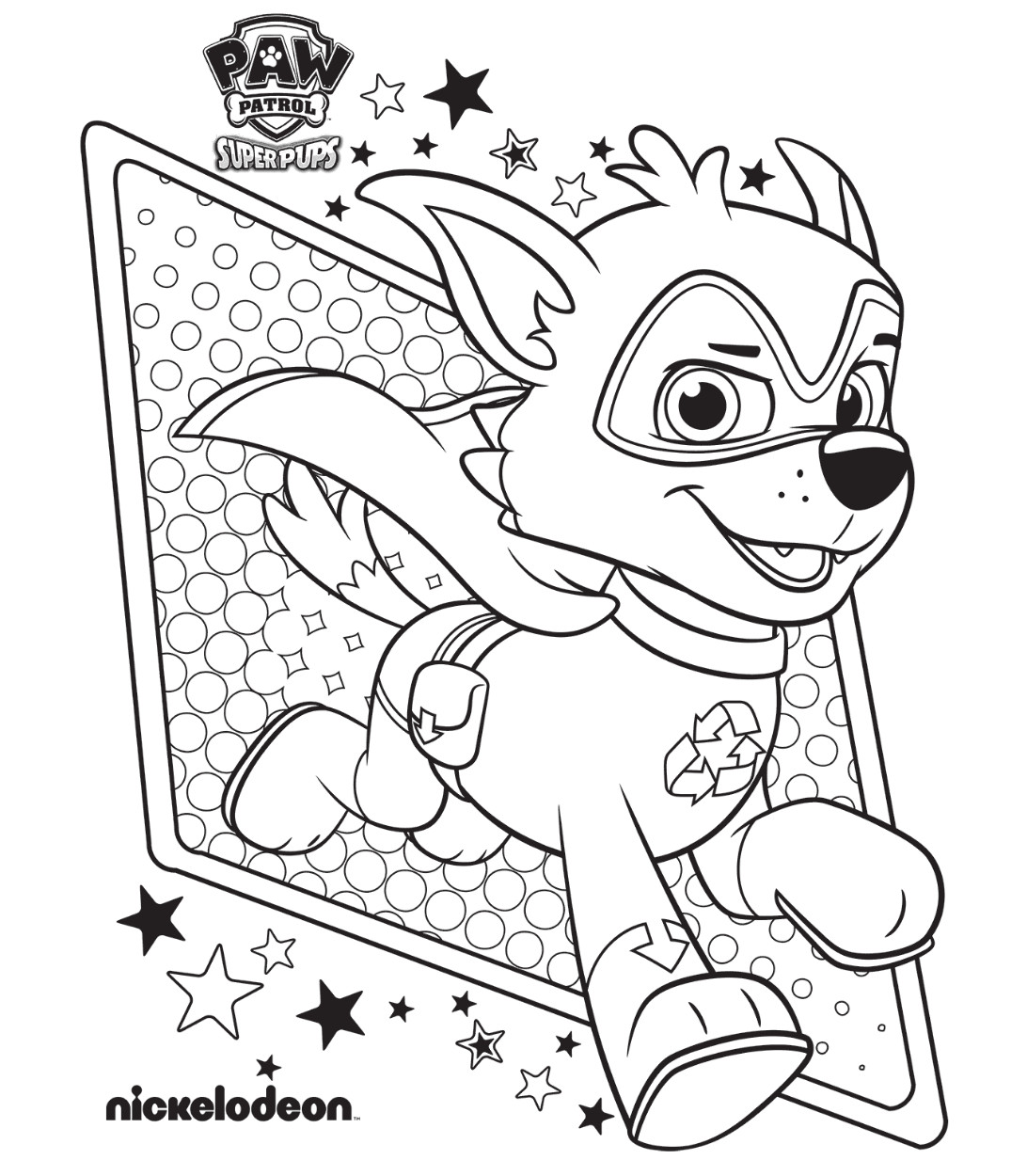 Dog Coloring Pages For Boys
 New PAW Patrol Super Pups Coloring Page