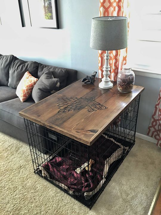 Dog Crate End Table DIY
 Pin by Bobby Building on Behind the Scenes Diy Projects