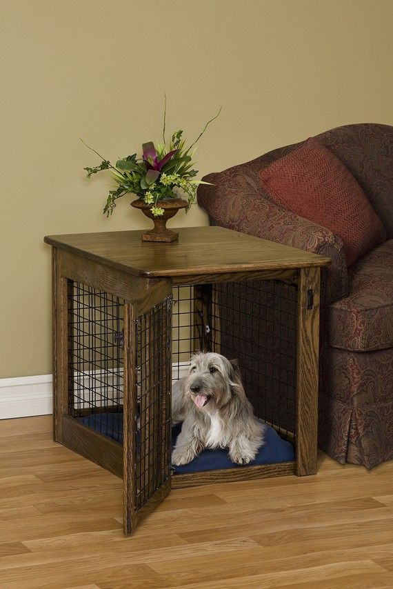 Dog Crate End Table DIY
 Diy Dog Crate Table Top WoodWorking Projects & Plans