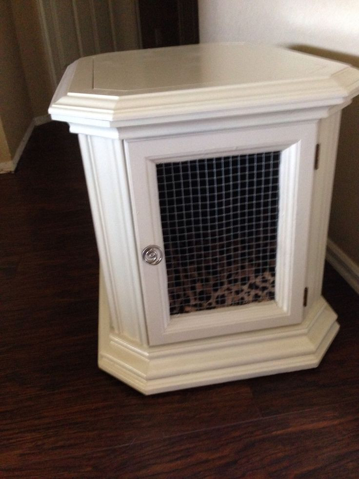Dog Crate End Table DIY
 How to DIY Making a dog crate into an end table with an