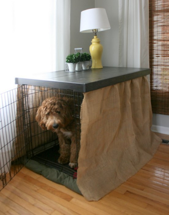 Dog Kennel Furniture DIY
 DIY DOG KENNEL TABLE TOP