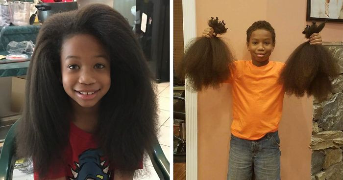 Donate Hair For Kids
 This 8 Year Old Boy Spent 2 Years Growing His Hair To Make