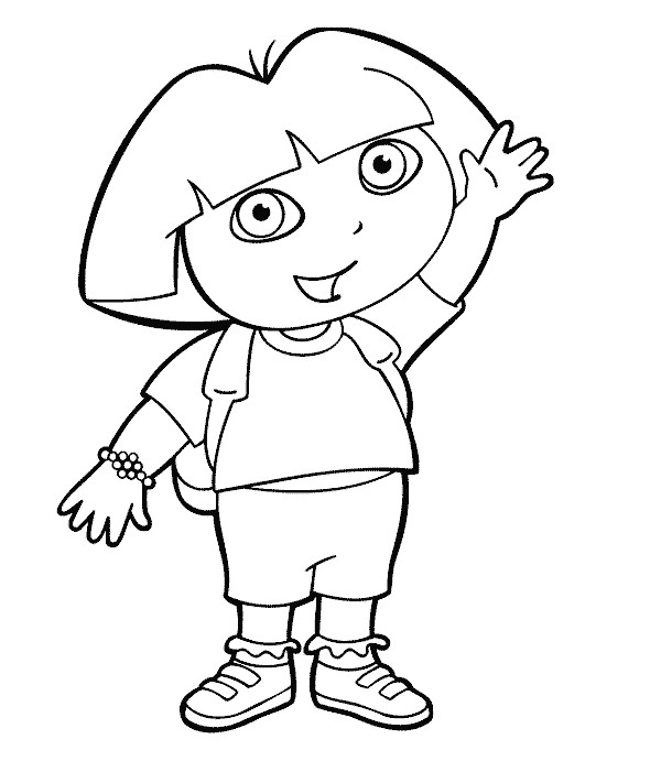 Dora Coloring Pages Printable
 Dora The Explorer Coloring Pages