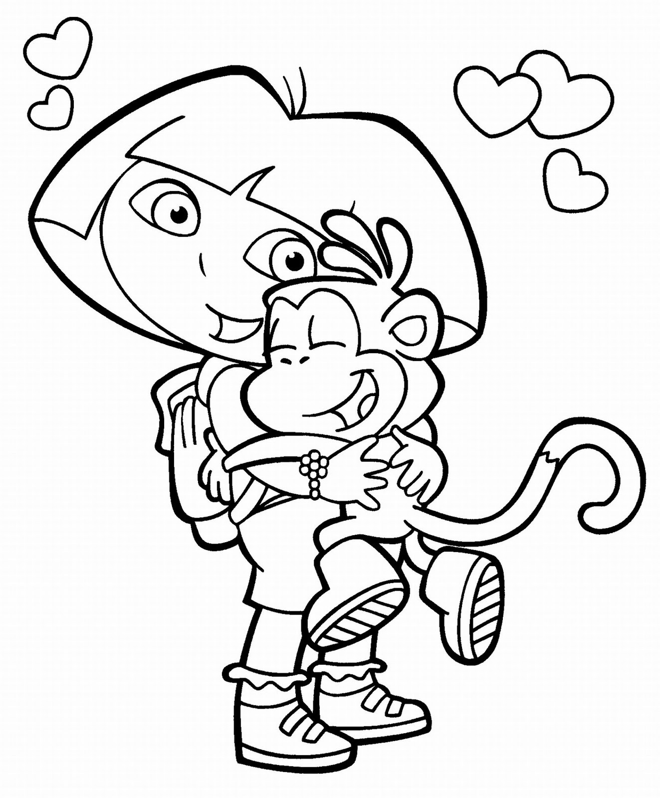 Dora Coloring Pages Printable
 Dora Coloring Pages CuteColoring