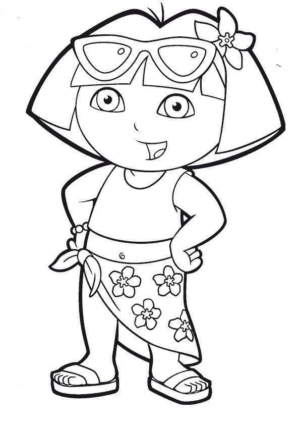 Dora Coloring Pages Printable
 Free Printable Dora The Explorer Coloring Pages For Kids