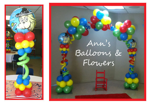 Dr Seuss Birthday Decoration Ideas
 The Twisted Flower Dr Seuss Birthday Balloon Decorations