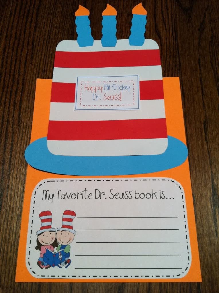 Dr Seuss Craft Ideas For Preschoolers
 Me and My Gang Dr Seuss Birthday Cake Craft